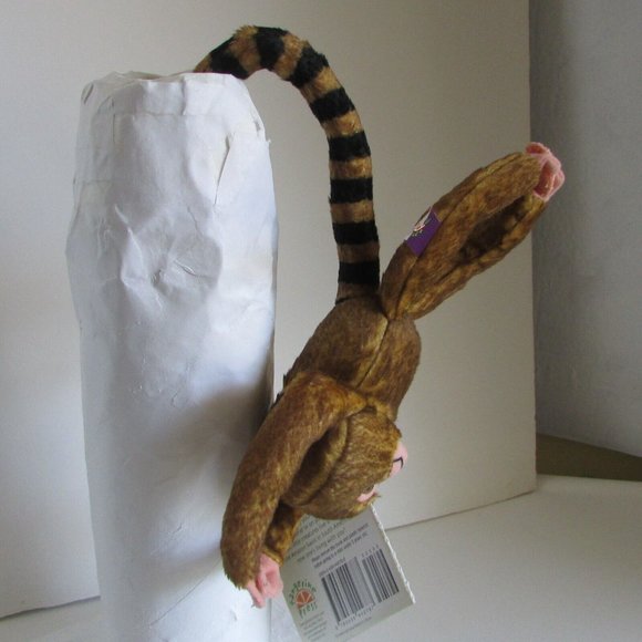 PYGMY MARMOSET MONEY 11" long total BENDABLE TAIL HOOK/LOOP PAWS Stuffed Animal - Picture 2 of 14